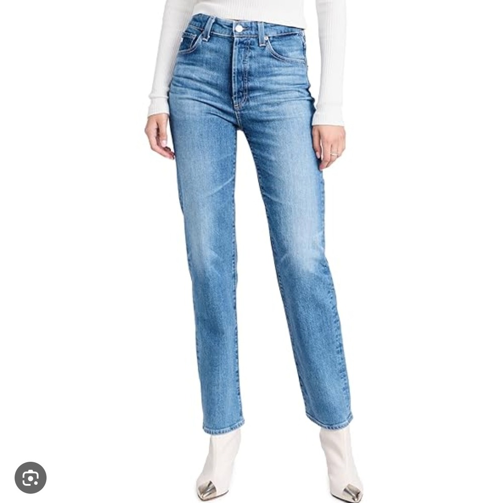 Adriano Goldschmied Classic High-Rise Straight Jeans - Great Condition!